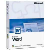 Microsoft Word 2002 OEM (EN) CD SP3, 3-Pack (059-04975)